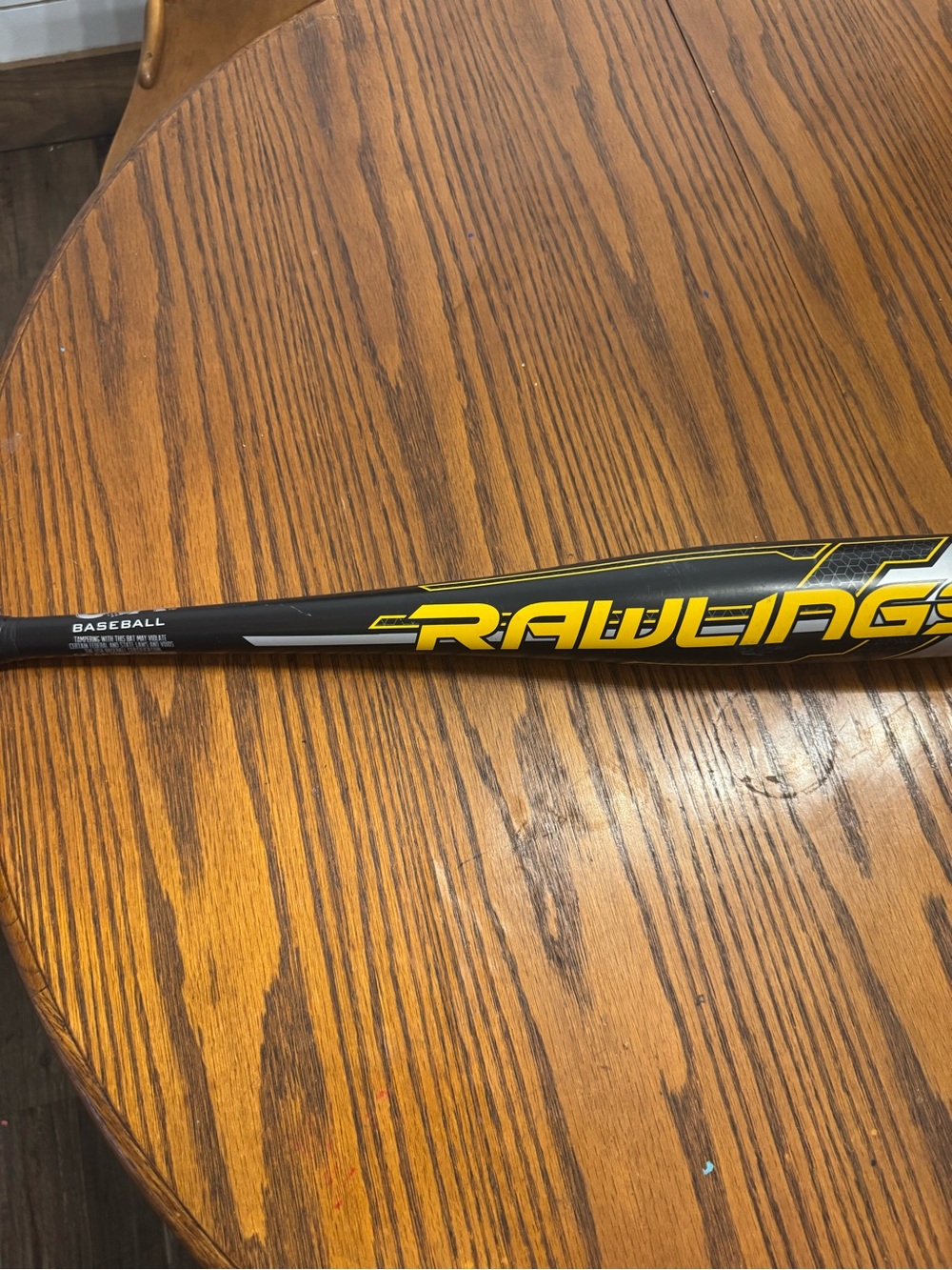 Rawlings PLASMA Baseball Bat | USA | -9 | 2 5/8" Barrel | 29", Black/Yellow